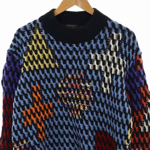 バーバリー BURBERRY ウール 長袖 ニット セーター S マルチカラー www