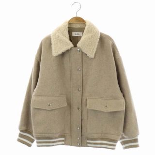 スナイデル(SNIDEL)のスナイデル 22AW ボアカラーブルゾン リブ切替 ライン ONE SIZE(ブルゾン)