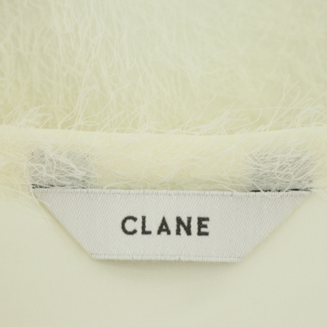 CLANE(クラネ)のクラネ FLUFFY FRINGE TOPS カットソー 七分袖 1 レディースのトップス(その他)の商品写真
