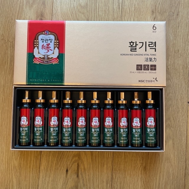 正官庄　活気力 KOREAN RED GINSENG 紅参 食品/飲料/酒の健康食品(その他)の商品写真