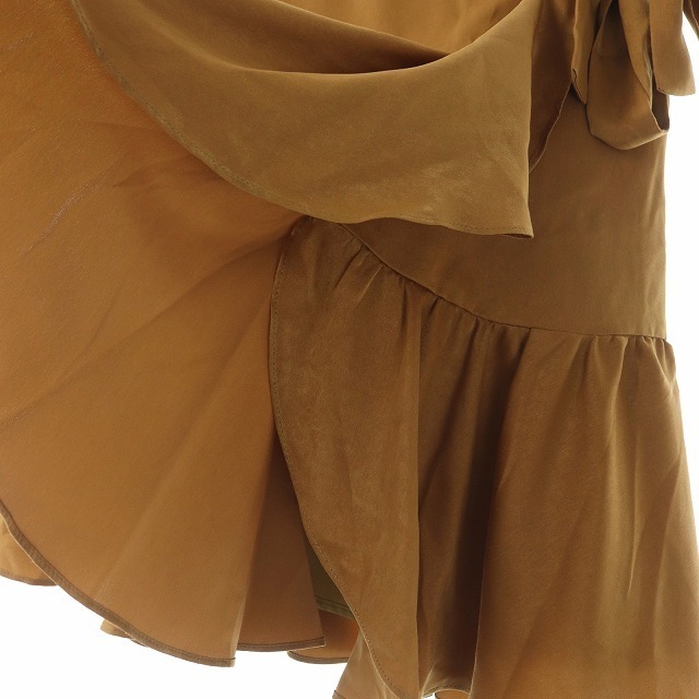 JILLSTUART(ジルスチュアート)のジルスチュアート 17AW べスフリルスカート ミニ ラップ調 0 レディースのスカート(ミニスカート)の商品写真