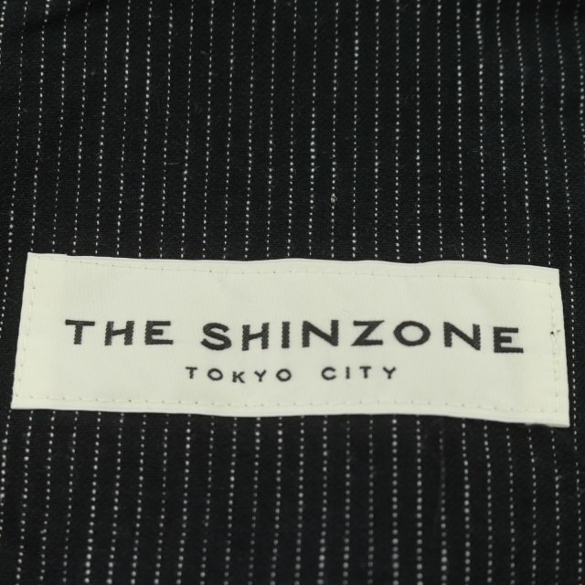 Shinzone(シンゾーン)のシンゾーン ストライプエプロンドレス ワンピース ロング F 21SMSOP01 レディースのワンピース(ロングワンピース/マキシワンピース)の商品写真