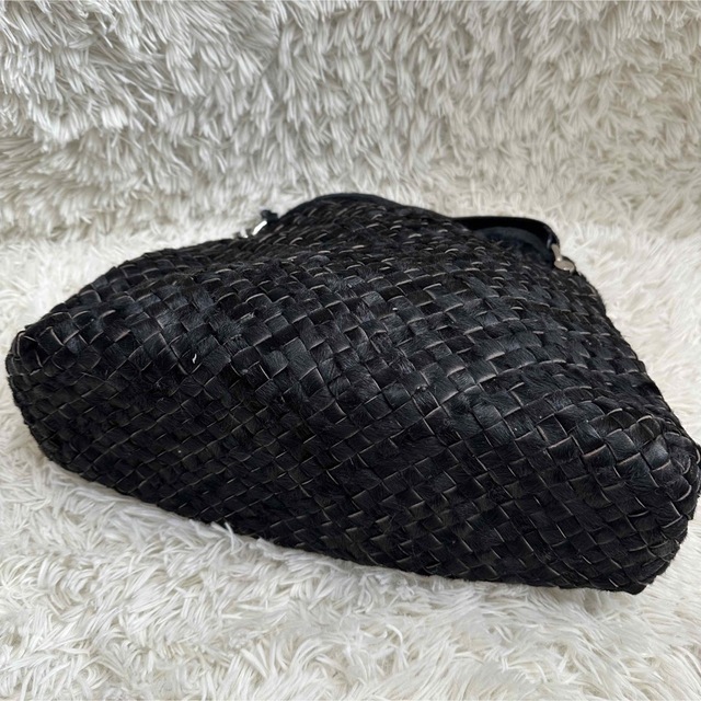 FALORNI(ファロルニ)の美品⭐︎定価15万　FALORNI ハンドバッグ　ハラコレザー　イントレチャート レディースのバッグ(ハンドバッグ)の商品写真