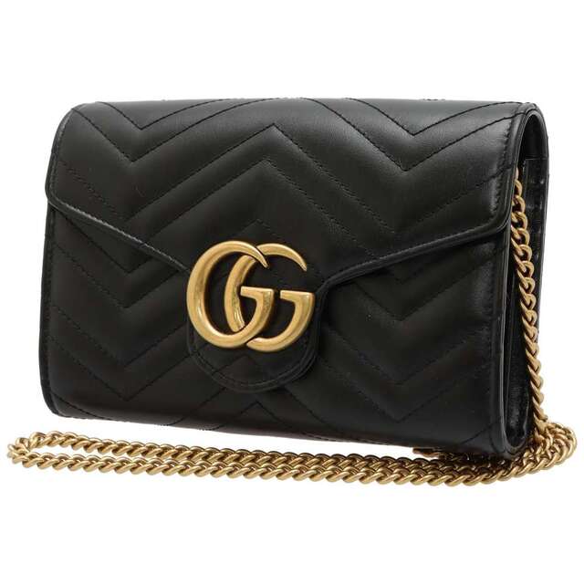 クリスマスファッション GUCCI 474575 キルティング シェブロン GG