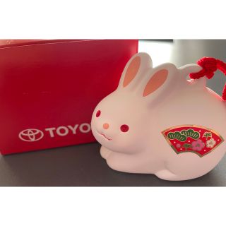 トヨタ(トヨタ)の【TOYOTA】干支置物　非売品　うさぎ(置物)