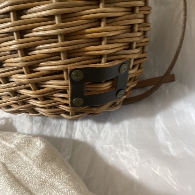 H.P.FRANCE(アッシュペーフランス)のエバゴス　ショルダーバッグ　かごバッグ　 レディースのバッグ(かごバッグ/ストローバッグ)の商品写真