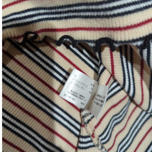 BURBERRY(バーバリー)のバーバリー　長袖ワンピース　80センチ キッズ/ベビー/マタニティのベビー服(~85cm)(Ｔシャツ)の商品写真