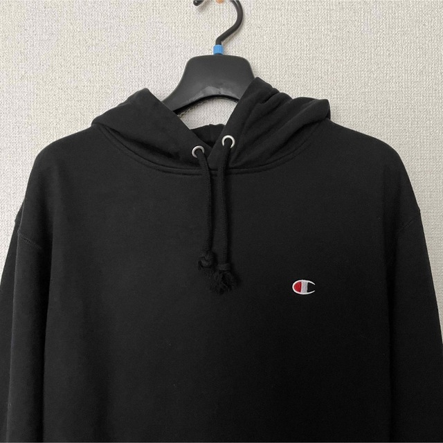 Champion(チャンピオン)の美品 Champion チャンピオン パーカー ブラック レディースのトップス(パーカー)の商品写真