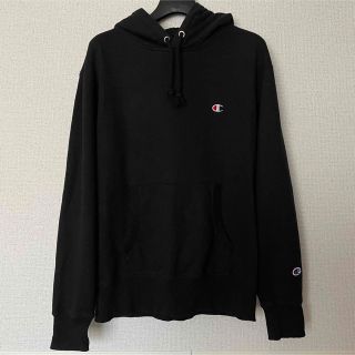 チャンピオン(Champion)の美品 Champion チャンピオン パーカー ブラック(パーカー)