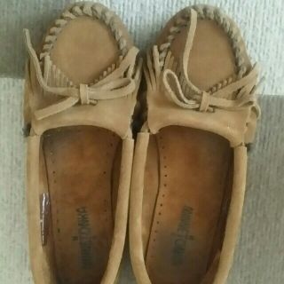 ミネトンカ(Minnetonka)のMINNETONKA  ミネトンカ モカシン キルティスウェード モック(ローファー/革靴)