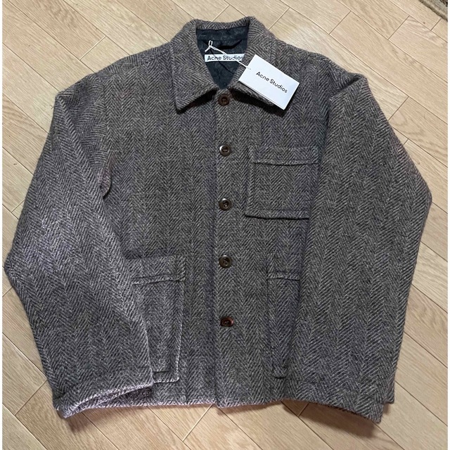 Acne Studios - Acne Studios グレー パッチポケット ジャケット Acne Studios - Acne Studios グレー パッチポケット ジャケット
