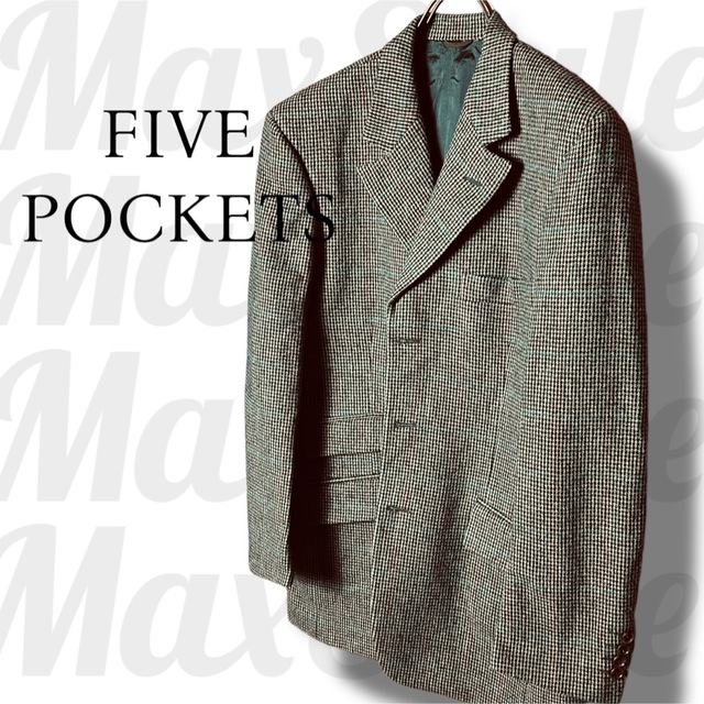 【FIVE POCKETS】ファイブポケッツ テーラード ジャケット　イタリア製