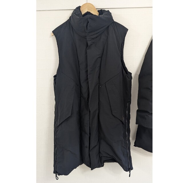 Y-3 SUEDED POLY DOWN VEST　HB3777