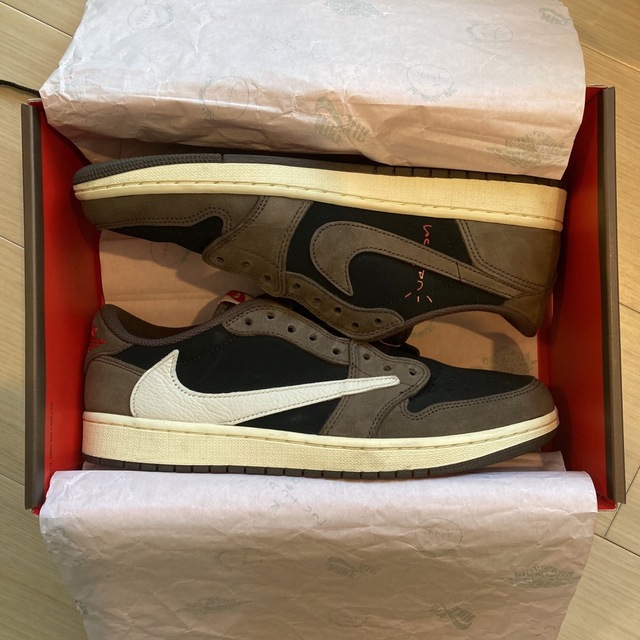 NIKE - 【美品】Travis Scott Nike Air Jordan 1 Low