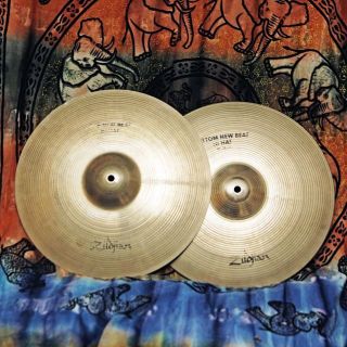  A Zildjian New Beat HiHats 14" 80年代 美音(シンバル)