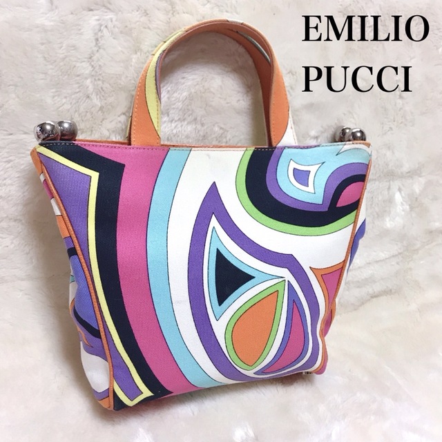 EMILIO PUCCI エミリオプッチ プッチ柄 ハンドバッグ ミニバッグ
