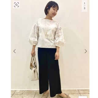 スピックアンドスパン(Spick & Span)の【TICCA】ミラノリブパンツ/新品(カジュアルパンツ)