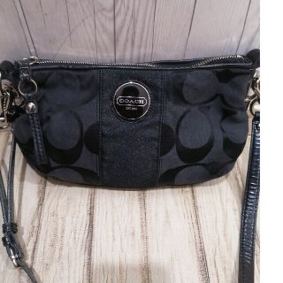 コーチ(COACH)のコーチショルダー バッグ　ブラック(ショルダーバッグ)