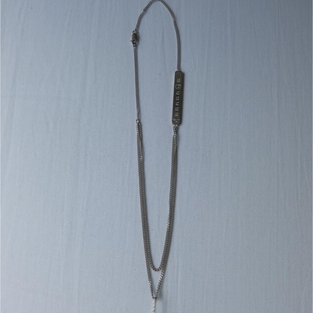 maison margiela ID ダブルチェーンレイヤード ネックレス