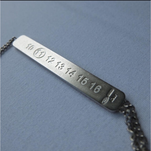maison margiela ID ダブルチェーンレイヤード ネックレス
