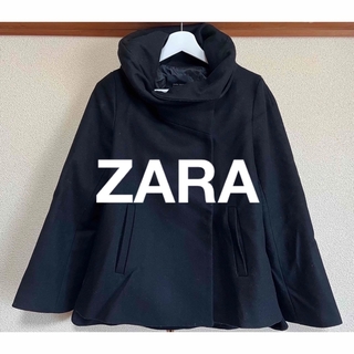 ザラ(ZARA)のZARA コート ブラック XS(ピーコート)