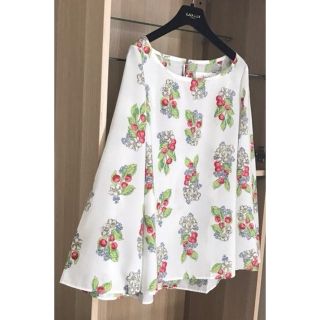 新品 nina mew Aライン チュニック トップス ホワイト ニーナミュウ