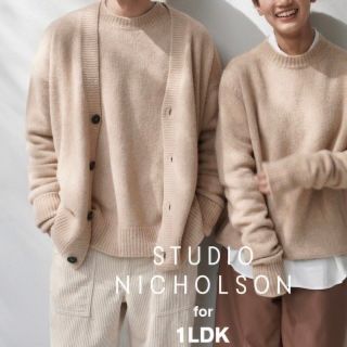 スタジオニコルソン(STUDIO NICHOLSON)のSTUDIO NICHOLSON for 1LDK 限定コラボカーディガン(カーディガン)