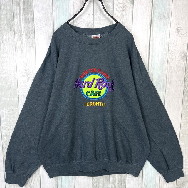 Hard Rock CAFE   LOGO PULLOVER  XL  USA製