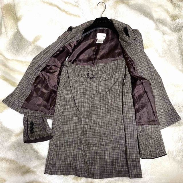 CELINE - ◇【美品】CELINE セリーヌ セットアップ (ジャケット CELINE - ◇【美品】CELINE セリーヌ セットアップ (ジャケット