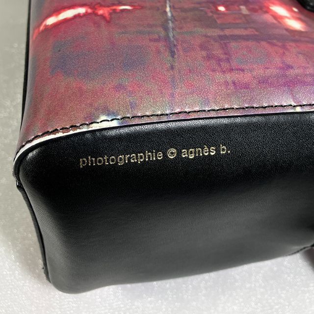 agnes b.(アニエスベー)のアニエスベー ボヤージュ 総柄 転写プリント ショルダー ボストンバッグ レディースのバッグ(ショルダーバッグ)の商品写真