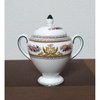 ウェッジウッド(WEDGWOOD)のウェッジウッド・コロンビア エナメル シュガーポット(食器)