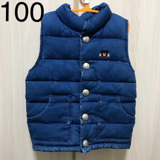 mikihouse(ミキハウス)のミキハウス　ダウンベスト　100cm キッズ/ベビー/マタニティのキッズ服男の子用(90cm~)(ジャケット/上着)の商品写真