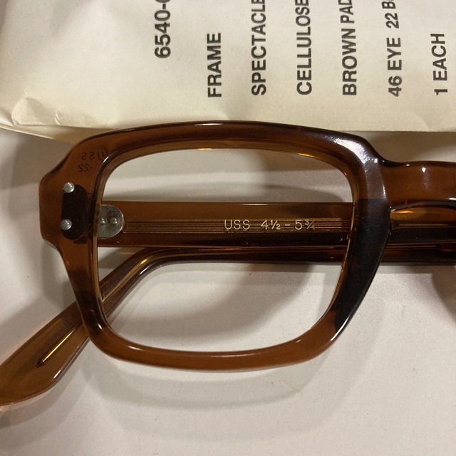 50-22米軍実物ヴィンテージ眼鏡BCGBirthControl Glasses