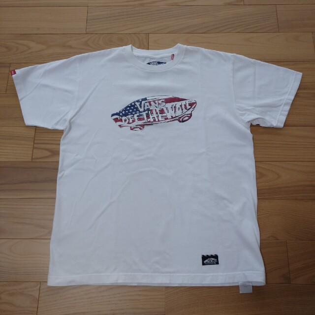 VANS(ヴァンズ)のバンズ VANS Tシャツ L サイズ アメリカ 国旗 レディースのトップス(Tシャツ(半袖/袖なし))の商品写真