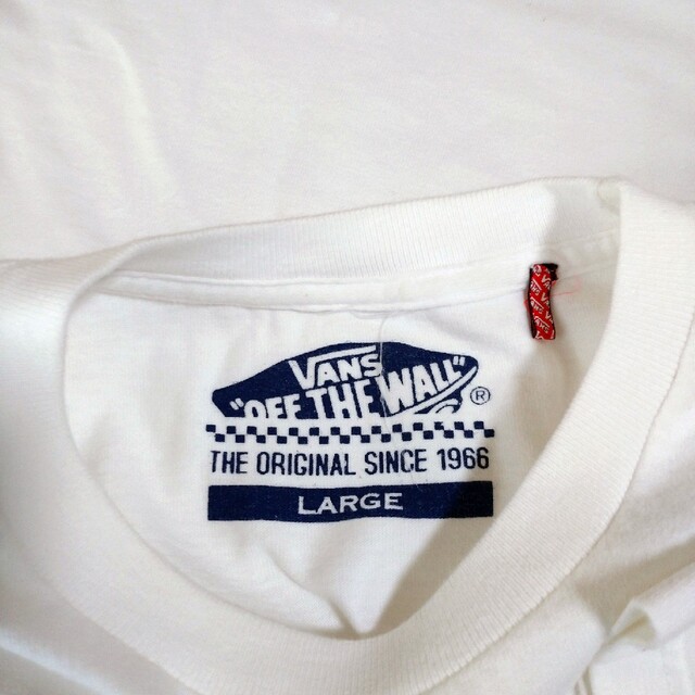 VANS(ヴァンズ)のバンズ VANS Tシャツ L サイズ アメリカ 国旗 レディースのトップス(Tシャツ(半袖/袖なし))の商品写真