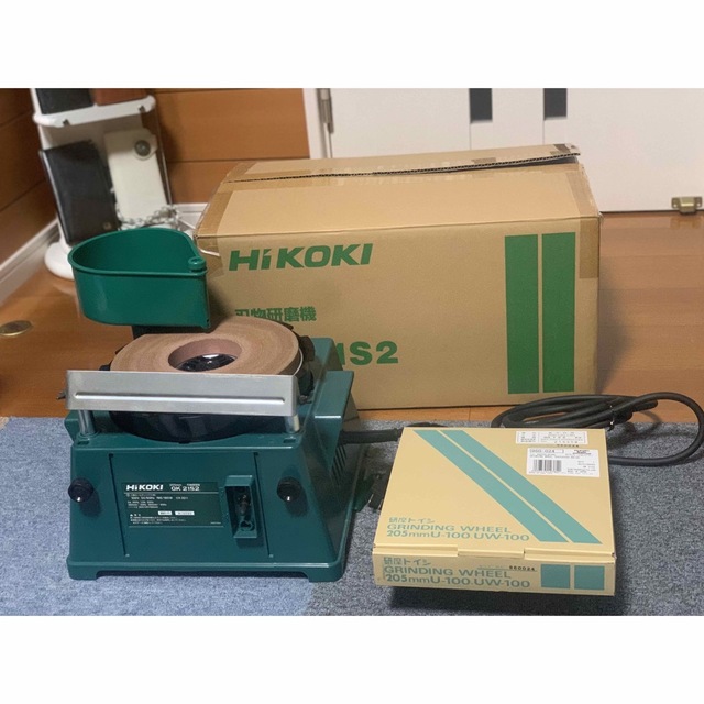 HiKOKI 刃物研磨機 GK21S2 + 純正砥石100・1000・6000番 - 工具 HiKOKI 刃物研磨機 GK21S2 + 純正砥石100・1000・6000番 - 工具