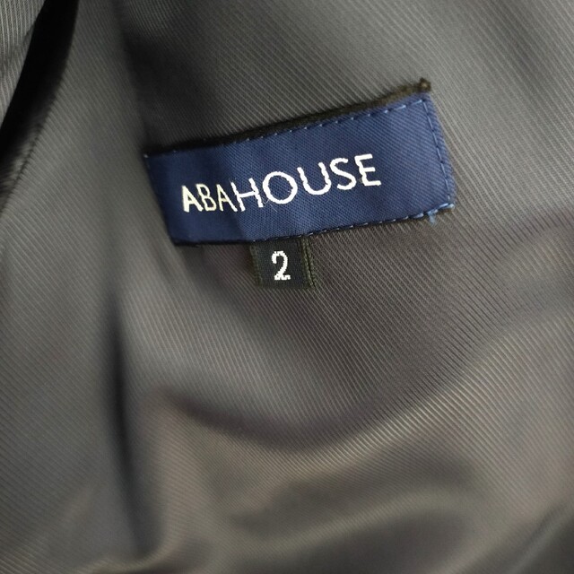 ABAHOUSE(アバハウス)のアバハウス　ABAHOUSE　メルトンダッフルコート　ネイビー　M　メンズ メンズのジャケット/アウター(ダッフルコート)の商品写真