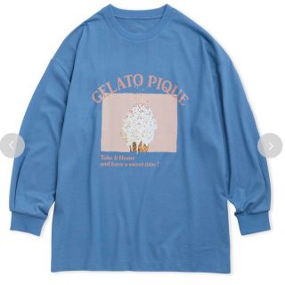 ジェラートピケ(gelato pique)のジェラートピケ　gelato pique HIGHCALORIEプリントロンT (Tシャツ(長袖/七分))