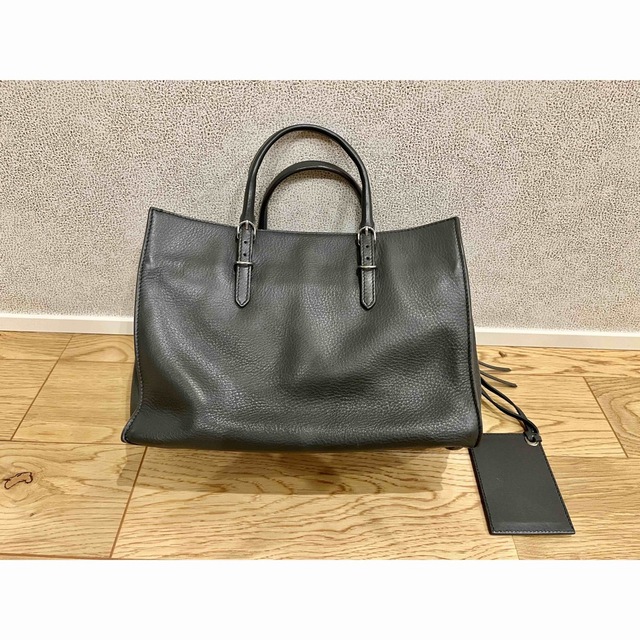 BALENCIAGA ペーパーA6ジップアラウンド ショルダーバッグ-