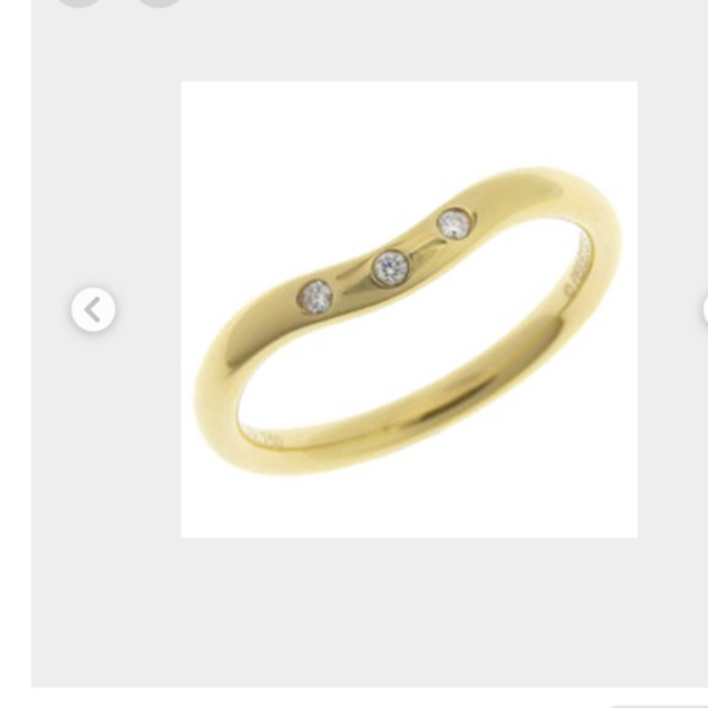 送料0円】 Tiffany & Co. - ティファニー バンドリング3Pダイヤエルサ
