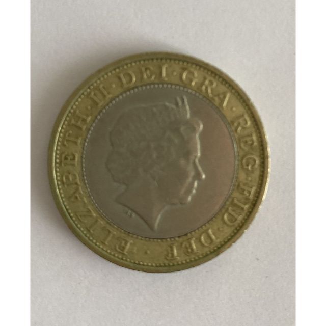 イギリスポンド　旧硬貨　エリザベス女王肖像 エンタメ/ホビーの美術品/アンティーク(貨幣)の商品写真