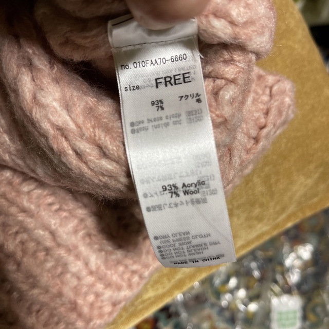 moussy - MOUSSY LOW GAUGE CABLE KNIT 限定 ピンクの通販 by moussy - MOUSSY LOW GAUGE CABLE KNIT 限定 ピンクの通販 by