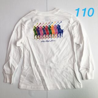 ポロラルフローレン(POLO RALPH LAUREN)の新作◇ラルフローレン Big Pony コットンロングスリーブT 4T/110(Tシャツ/カットソー)