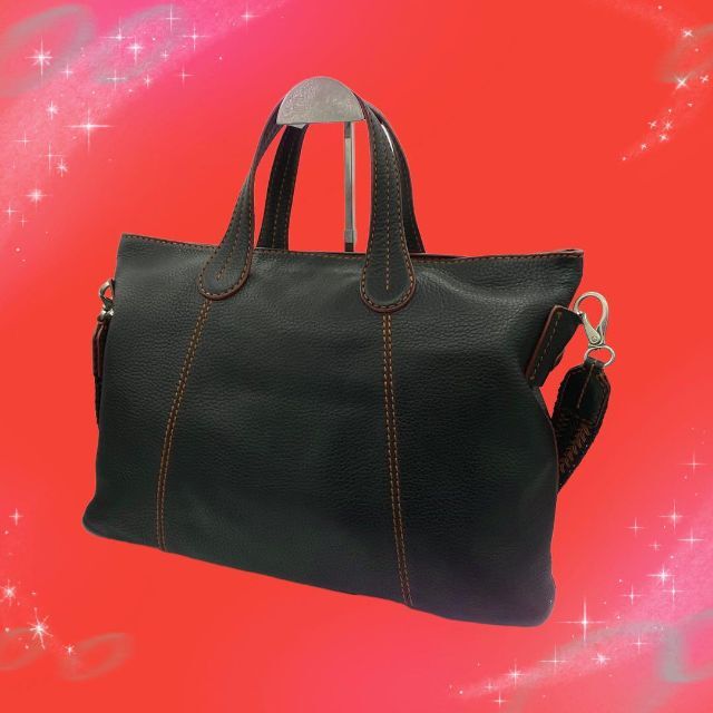 週末限定タイムセール》 美品⭐︎TOD'S トッズ 2WAY トートバッグ