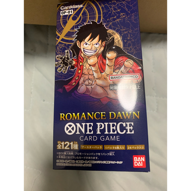 ONE PIECE(ワンピース)の新品未開封　ロマンスドーン　Box エンタメ/ホビーのトレーディングカード(Box/デッキ/パック)の商品写真