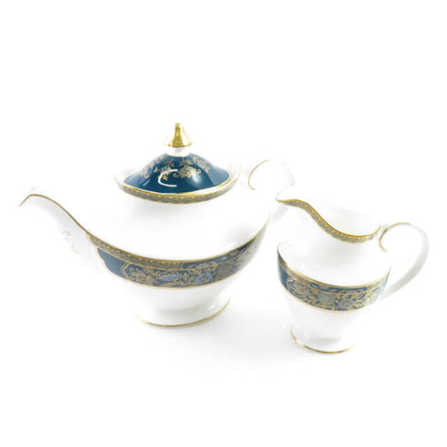 ROYAL DOULTON ロイヤルドルトン カーライル ティーポット＆クリーマー 2点 セット 茶器 ミルク SC5964H