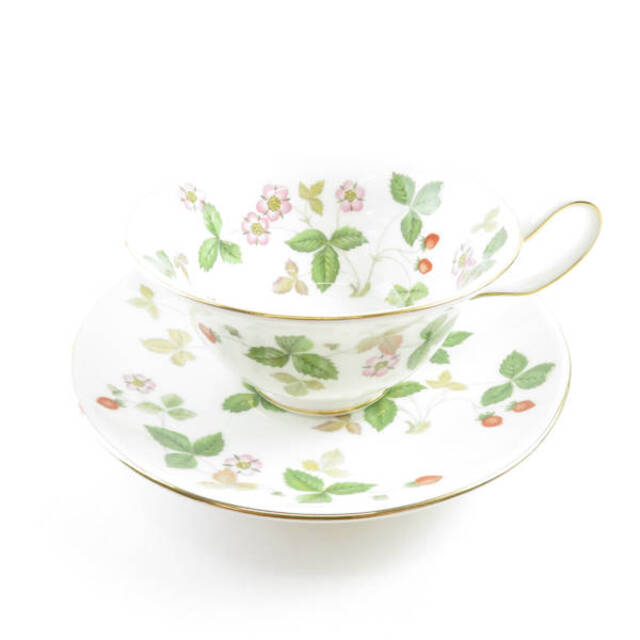 美品 WEDGWOOD ウェッジウッド ワイルドストロベリー ティーカップ