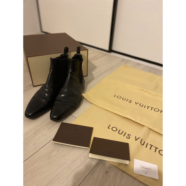 超美品 LOUIS VUITTON ルイヴィトン ブーティ 35.5 ブラック