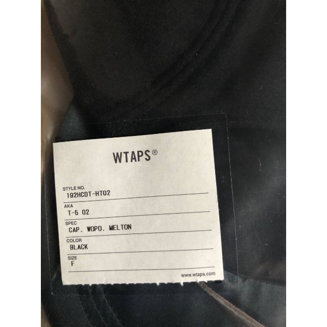 W)taps(ダブルタップス)のBLACK 19AW WTAPS T-5 02 / CAP. WOPO. MEL メンズの帽子(キャップ)の商品写真