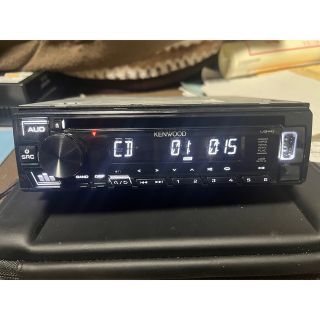 ケンウッド(KENWOOD)のケンウッド 1DINオーディオ U340W CD/USB/AUX 動作確認済み(カーオーディオ)